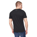 Schwarz - Back - Henleys - "Scripthen" T-Shirt für Herren