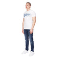 Weiß - Side - Henleys - "Scripthen" T-Shirt für Herren