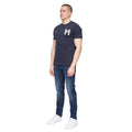 Marineblau - Side - Henleys - "Kilhen" T-Shirt für Herren