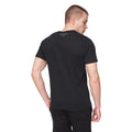 Schwarz - Back - Henleys - "Aitchen" T-Shirt für Herren