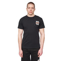 Schwarz - Front - Henleys - "Aitchen" T-Shirt für Herren