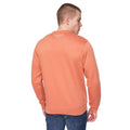 Ziegelrot - Back - Henleys - "Scripthen" Sweatshirt Rundhalsausschnitt für Herren