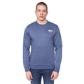 Tiefblau - Front - Henleys - "Scripthen" Sweatshirt Rundhalsausschnitt für Herren