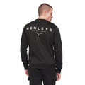 Schwarz - Back - Henleys - "Moorehen" Sweatshirt Rundhalsausschnitt für Herren