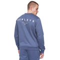 Tiefblau - Back - Henleys - "Moorehen" Sweatshirt Rundhalsausschnitt für Herren