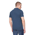 Tiefblau - Back - Henleys - "Moorehen" Poloshirt für Herren