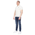 Weiß - Side - Henleys - "Moorehen" Poloshirt für Herren