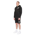 Schwarz - Side - Henleys - "Metafone" Sweat-Shorts für Herren