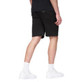 Schwarz - Back - Henleys - "Aitchen" Sweat-Shorts für Herren