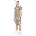 Oliv - Side - Henleys - "Aitchen" Sweat-Shorts für Herren