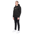 Schwarz - Side - Henleys - "Ninesix" Kapuzenpullover für Herren