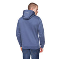 Tiefblau - Back - Henleys - "Scripthen" Kapuzenpullover für Herren