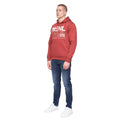 Tiefes Rot - Side - Henleys - "Classhen" Kapuzenpullover für Herren