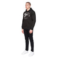 Schwarz - Side - Henleys - "Colhen" Kapuzenpullover für Herren