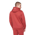 Tiefes Rot - Back - Henleys - "Curveball" Kapuzenpullover für Herren