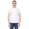 Weiß - Front - Henleys - "Hentyme" Poloshirt für Herren