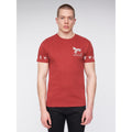 Tiefes Rot - Front - Henleys - T-Shirt für Herren