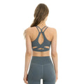 Schiefer Grün - Back - Lookus - "Amaya" Sport-BH für Damen