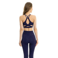 Marineblau - Back - Lookus - "Amaya" Sport-BH für Damen