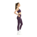 Pflaume - Side - Lookus - "Arya" Leggings für Damen