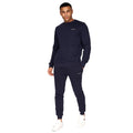 Marineblau-Senf - Lifestyle - Crosshatch - "Traymax" Sweatshirt Rundhalsausschnitt für Herren (2er-Pack)