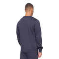 Marineblau - Back - Duck and Cover - "Jennerkins" Pullover Rundhalsausschnitt für Herren