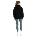 Schwarz - Back - Lookus - "Liliya" Kapuzenpullover für Damen