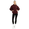 Burgunderrot - Front - Lookus - "Liliya" Kapuzenpullover für Damen