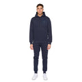 Marineblau - Front - Duck and Cover - "Merchell" Hoodie und Jogginghosen-Set für Herren