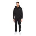 Schwarz - Front - Duck and Cover - "Merchell" Hoodie und Jogginghosen-Set für Herren