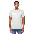 Grau meliert - Front - Henleys - "Melvern" T-Shirt für Herren