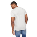 Grau meliert - Back - Henleys - "Melvern" T-Shirt für Herren