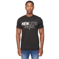 Schwarz - Front - Henleys - "Melvern" T-Shirt für Herren