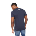 Marineblau - Back - Henleys - "Myer" T-Shirt für Herren