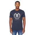 Marineblau - Front - Henleys - "Myer" T-Shirt für Herren