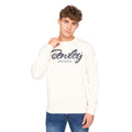 Naturweiß - Front - Bewley & Ritch - "Yardley" Sweatshirt Rundhalsausschnitt für Herren