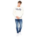 Naturweiß - Side - Bewley & Ritch - "Yardley" Sweatshirt Rundhalsausschnitt für Herren