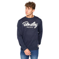 Marineblau - Front - Bewley & Ritch - "Yardley" Sweatshirt Rundhalsausschnitt für Herren