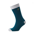 Schwarz-Flaschengrün-Hellgrau - Back - Farah - "Darby" Socken für Herren (3er-Pack)