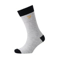 Schwarz-Flaschengrün-Hellgrau - Side - Farah - "Darby" Socken für Herren (3er-Pack)