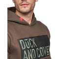 Braun - Lifestyle - Duck and Cover - "Quantain" Kapuzenpullover für Herren