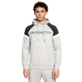 Grau meliert - Side - Crosshatch - "Reginald" Hoodie und Shorts-Set für Herren