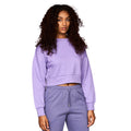 Violett - Front - Juice - "Catalina" Kurzes Sweatshirt Rundhalsausschnitt für Damen