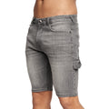 Hellgraue Wäsche - Lifestyle - Crosshatch - "Carpenter" Shorts für Herren