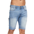 Mittlere Waschung - Front - Crosshatch - "Carpenter" Shorts für Herren