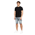 Waschblau - Pack Shot - Crosshatch - "Carpenter" Shorts für Herren