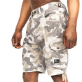 Holzkohle - Side - Crosshatch - "Jimster" Cargo-Shorts für Herren