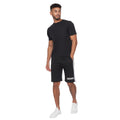 Schwarz - Pack Shot - Crosshatch - "Cramsures" Shorts für Herren