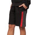 Schwarz - Pack Shot - Crosshatch - "Silomane" Shorts für Herren