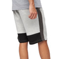 Schwarz-Grau meliert - Back - Crosshatch - "Compounds" Shorts für Herren